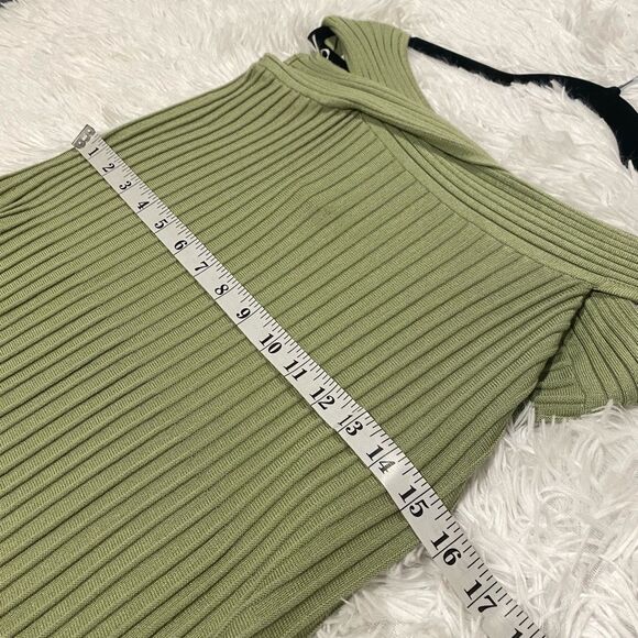 Sovere Inertia Knit Midi Skirt in Green XL - Picture 5 of 7